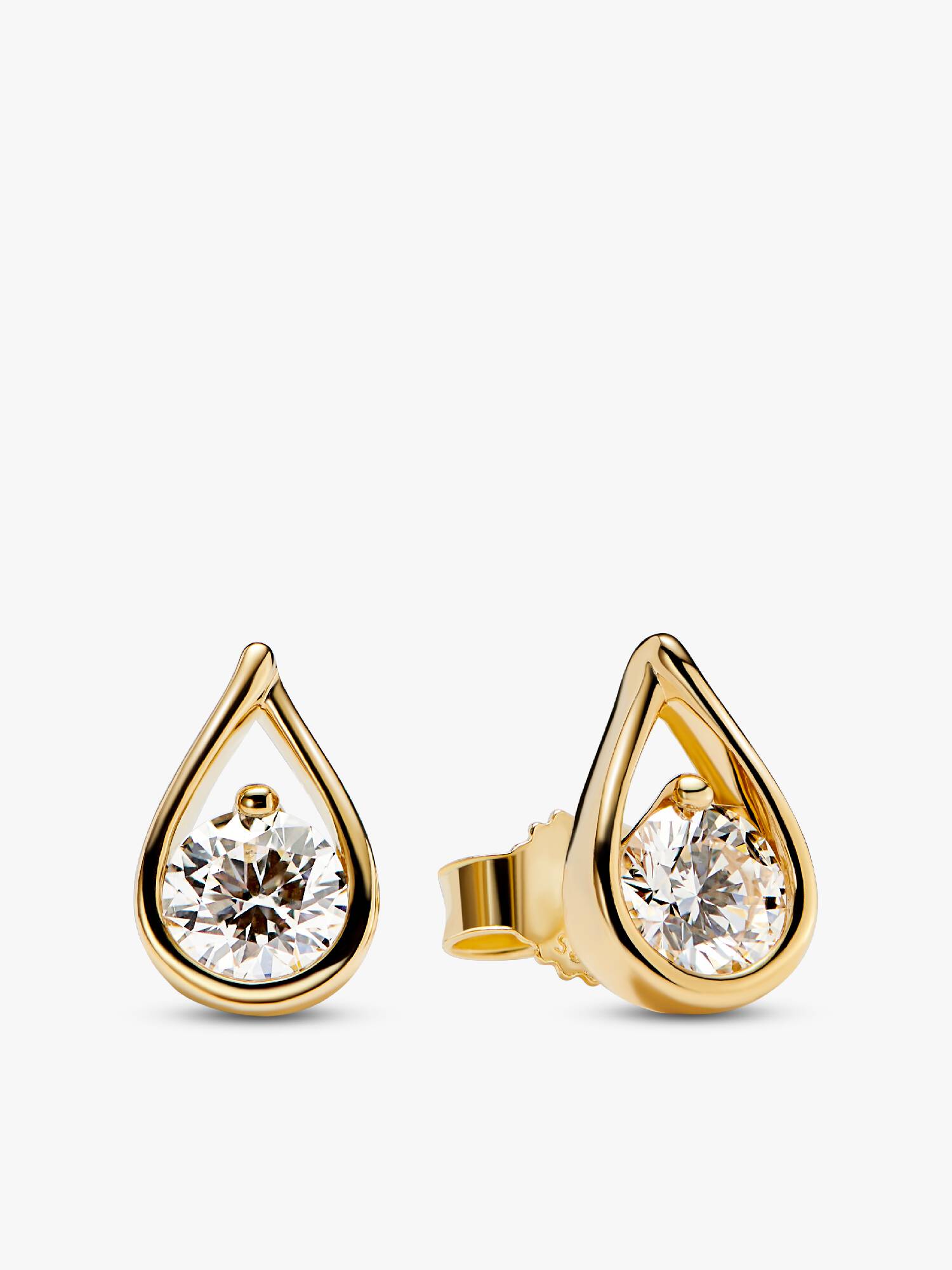 VENTE FINALE - Clous d'oreilles à diamant cultivé en laboratoire Pandora Infinite