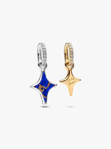 Charm-pendentif double Étoiles séparables