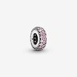 Pink Sparkle Spacer Charm - FINAL SALE