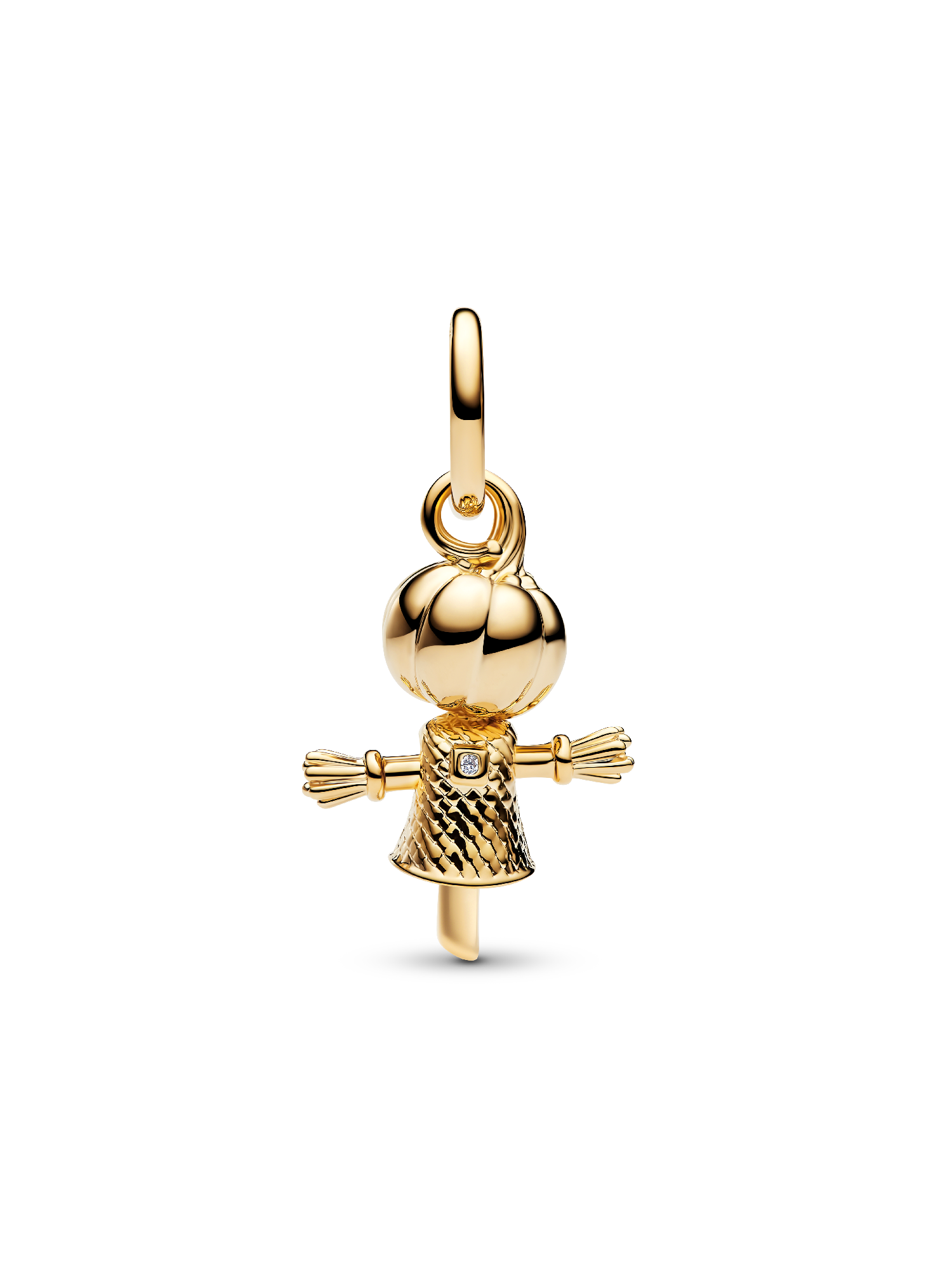 Pumpkin Scarecrow Dangle Charm