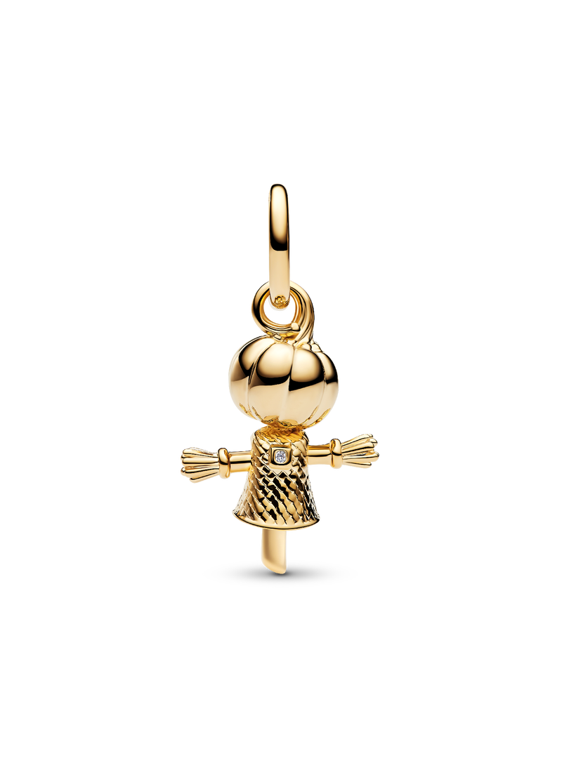 Pumpkin Scarecrow Dangle Charm