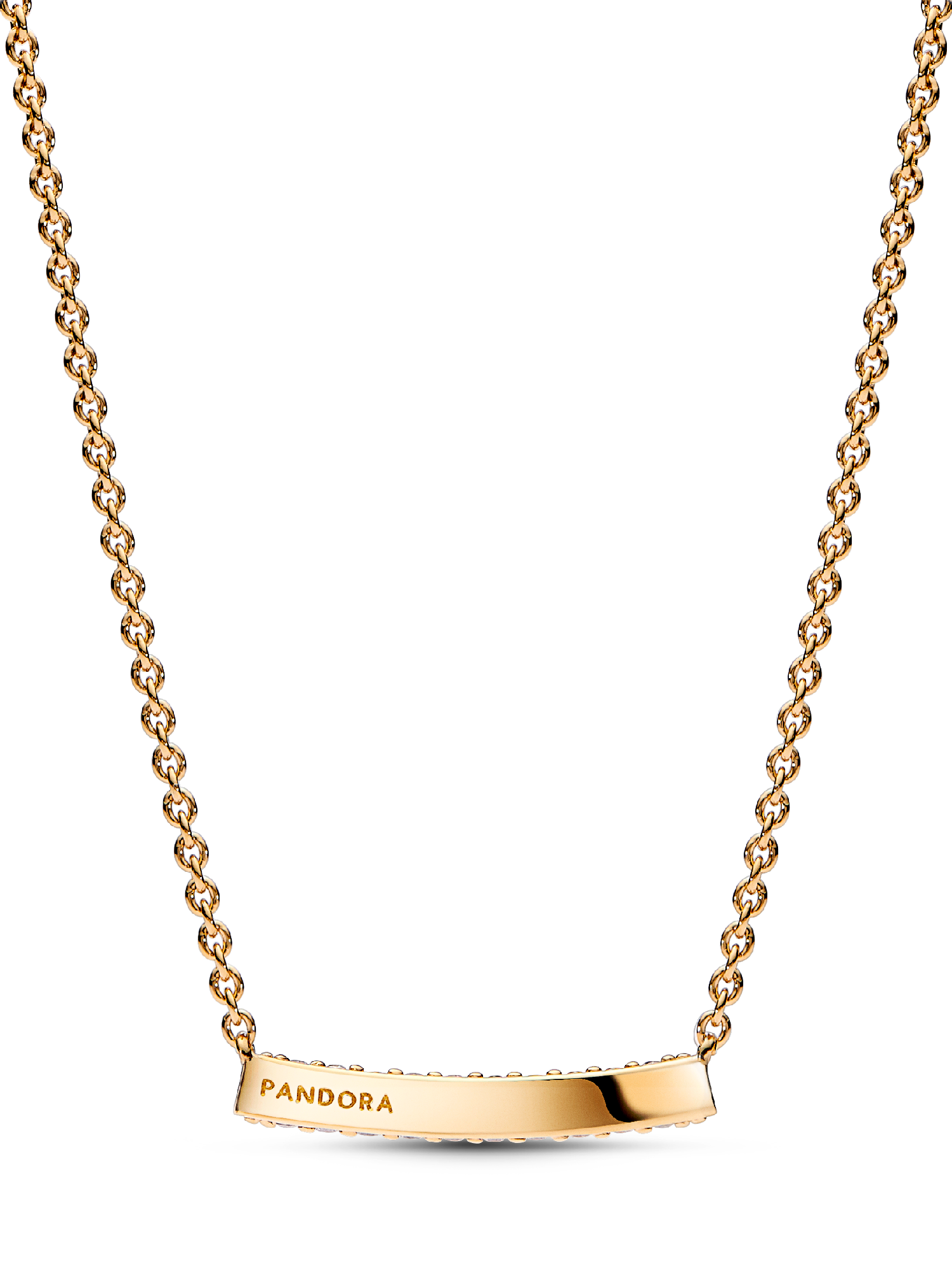 Pandora Timeless Pavé Single-row Bar Collier Necklace