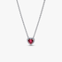 Collier à pendentif Cœur surélevé rouge Collier à pendentif Cœur surélevé rouge