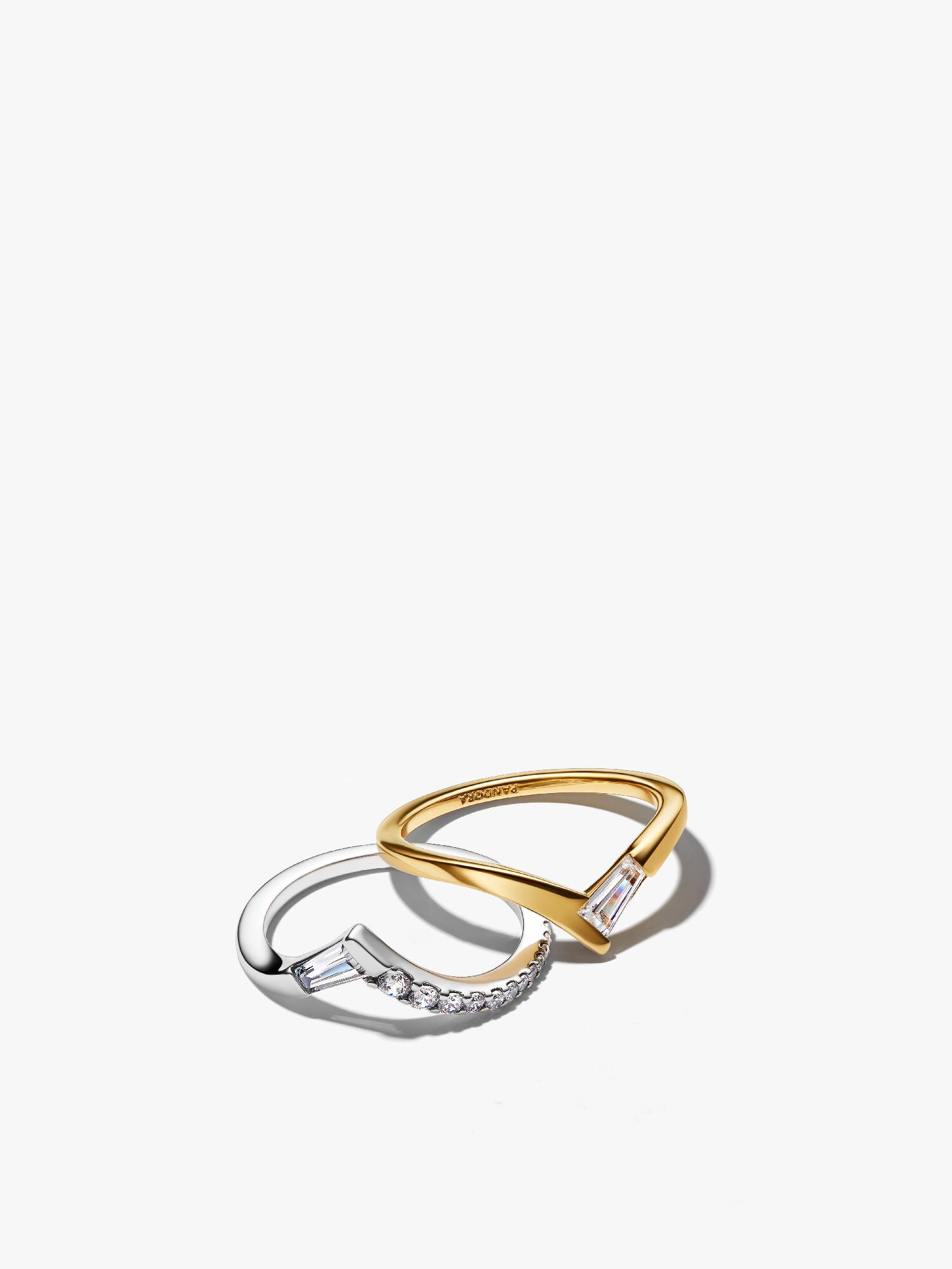 Tiara Baguette Ring Set