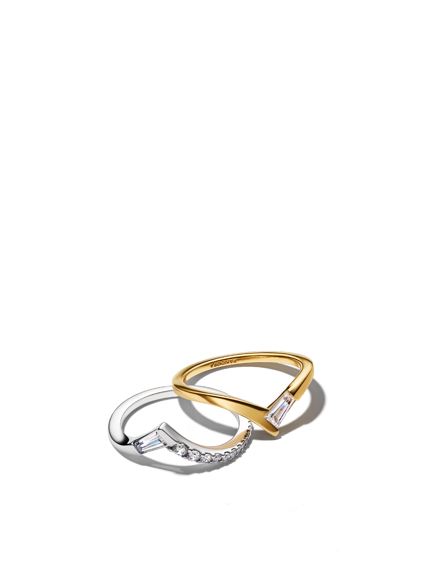 Tiara Baguette Ring Set
