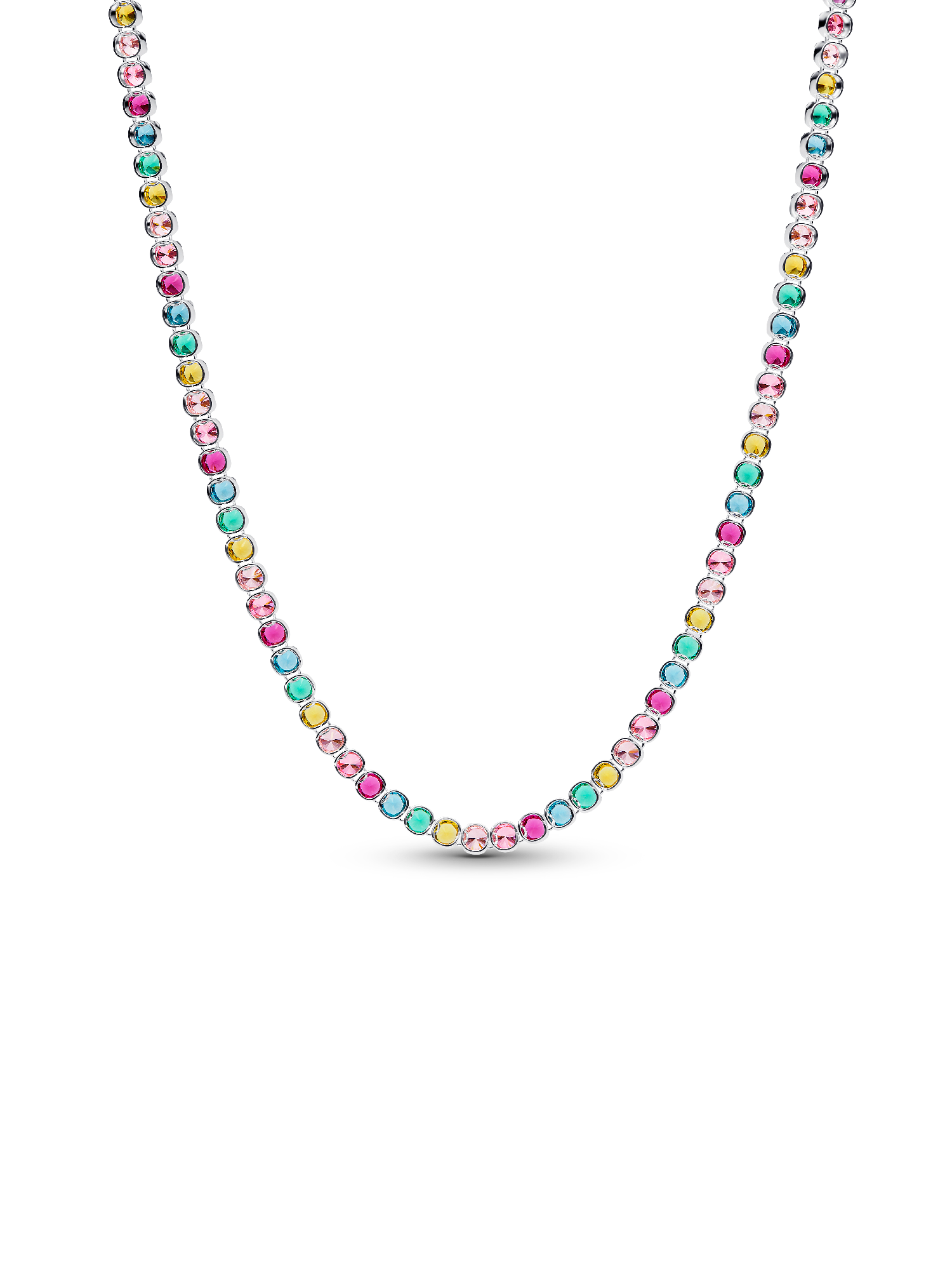 Rainbow Tennis Necklace