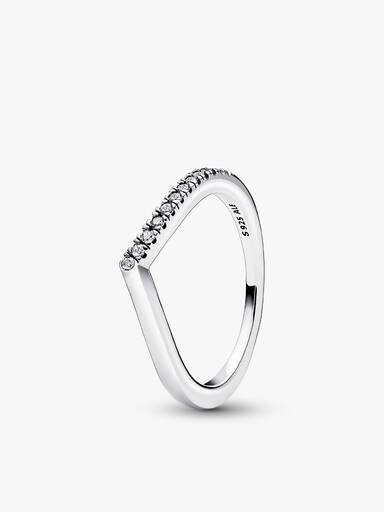 Ensemble de bagues Wishbone scintillantes