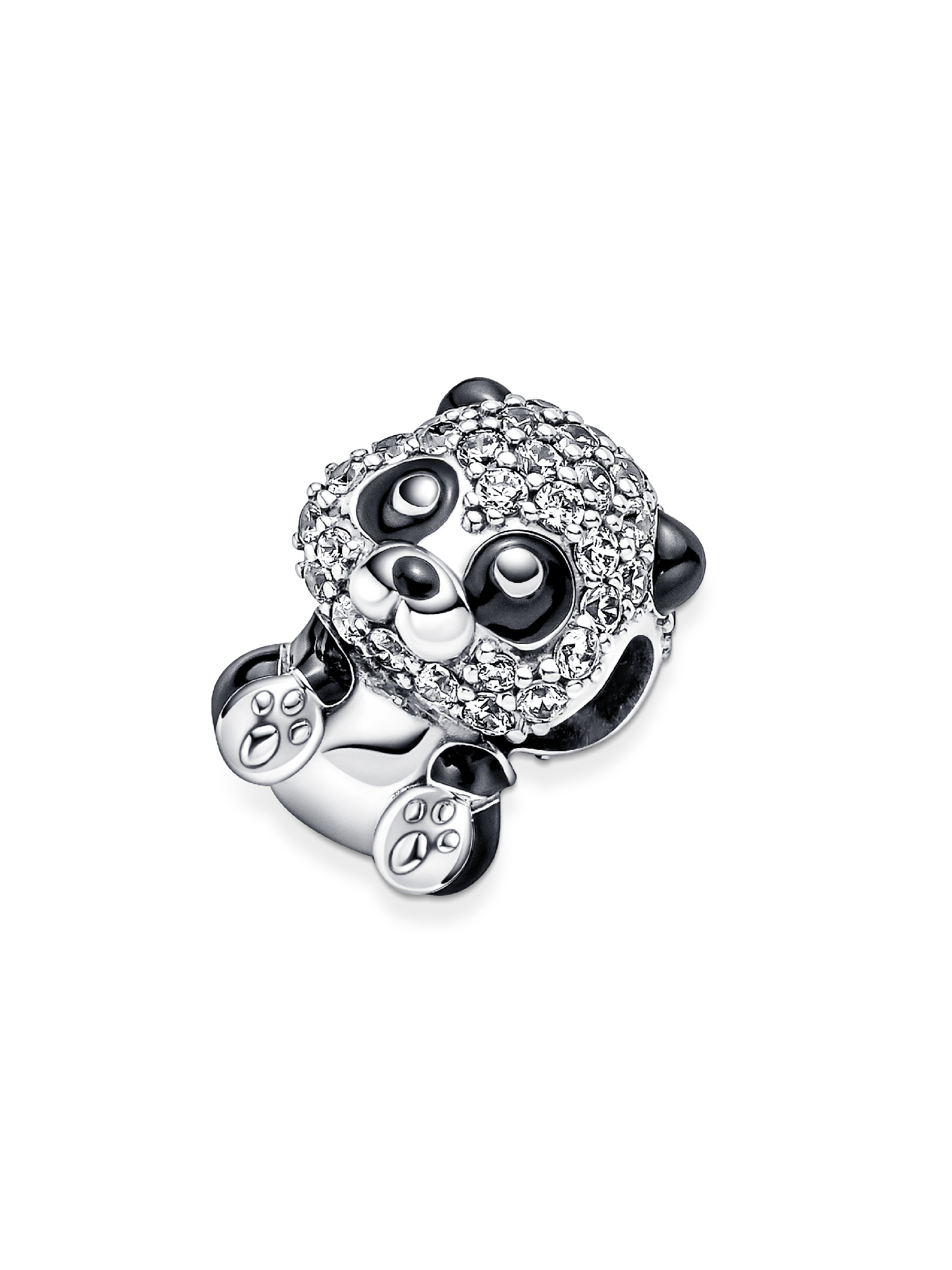 Sparkling Cute Panda Charm