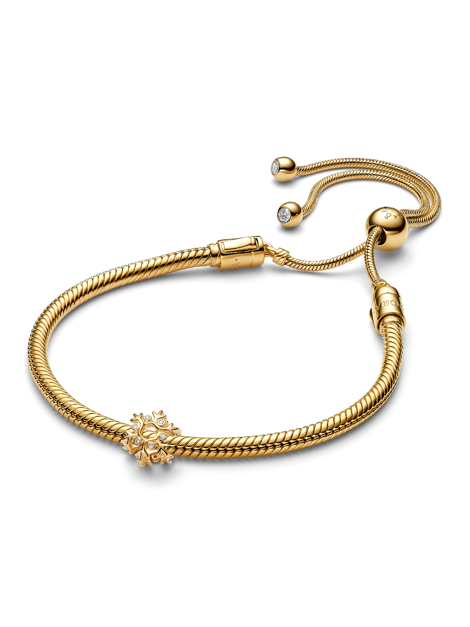 Golden Snowflake Bracelet Gift Set