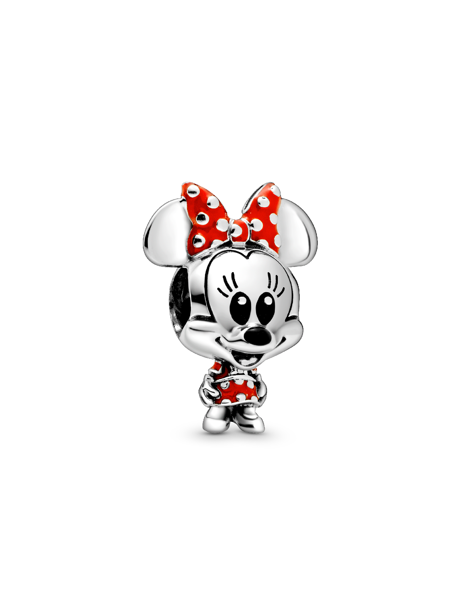 Disney Minnie Mouse Dotted Dress & Bow Charm