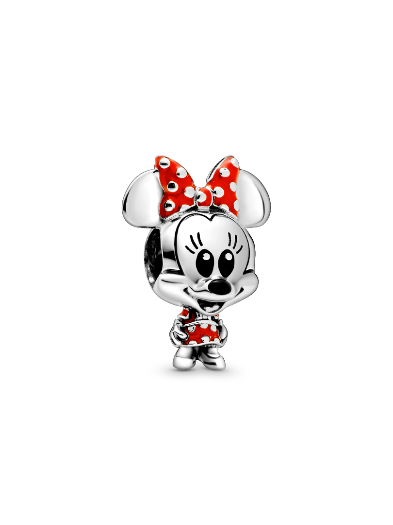 Disney Minnie Mouse Dotted Dress & Bow Charm