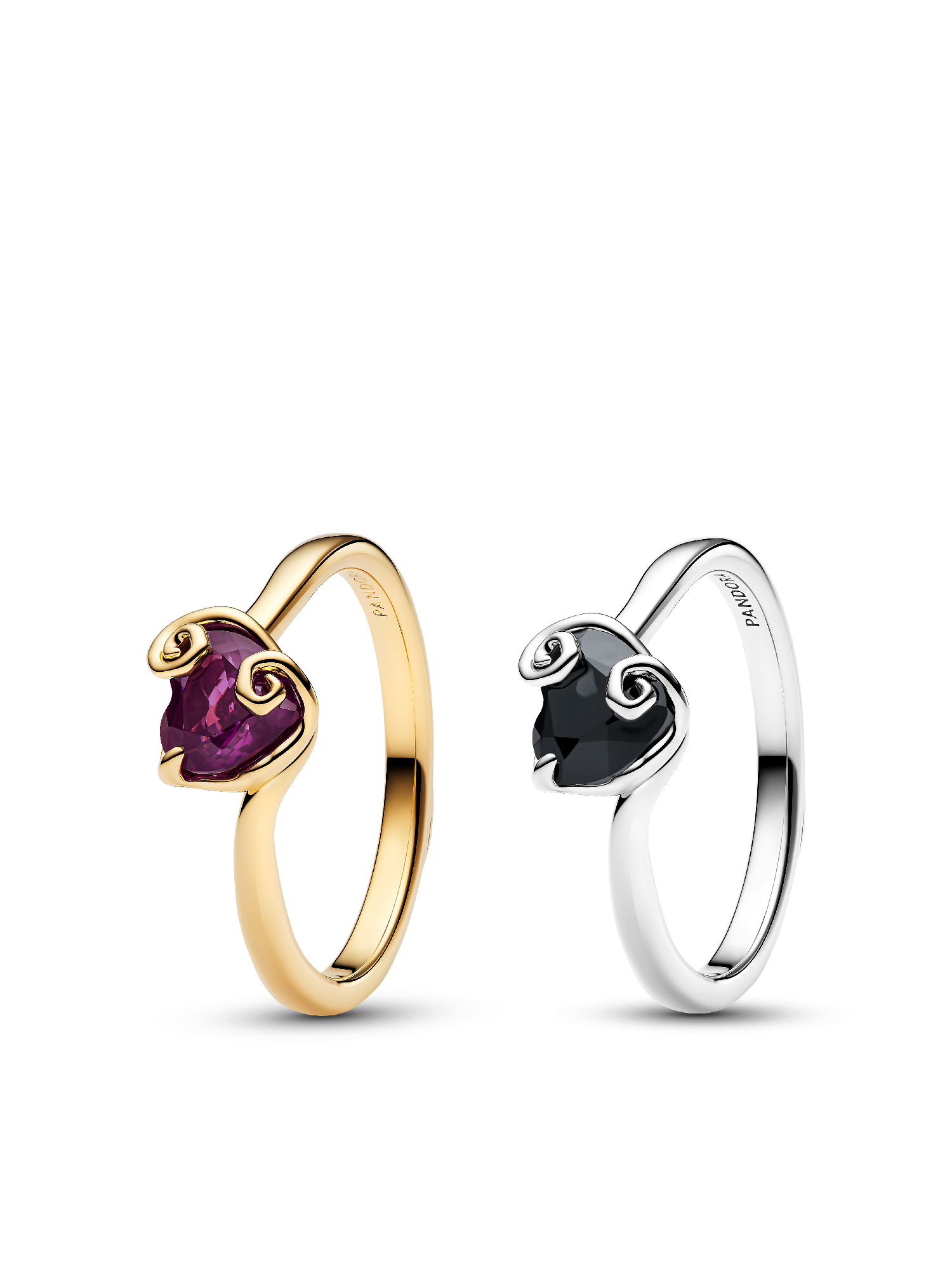 Disney The Nightmare Before Christmas Jack & Sally Ring Set