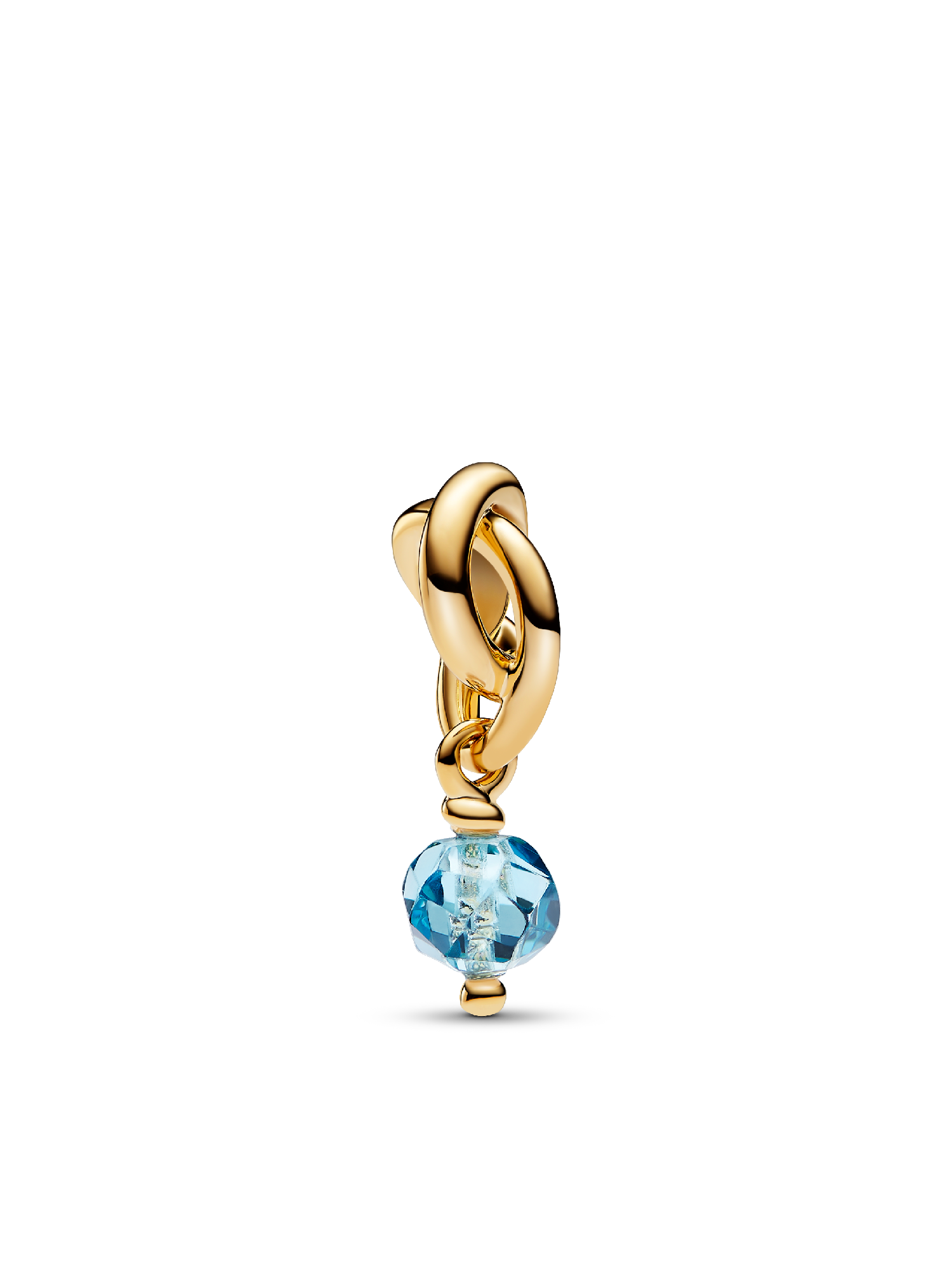 Collier à pendentif gravable avec charm Cercle éternel de mars