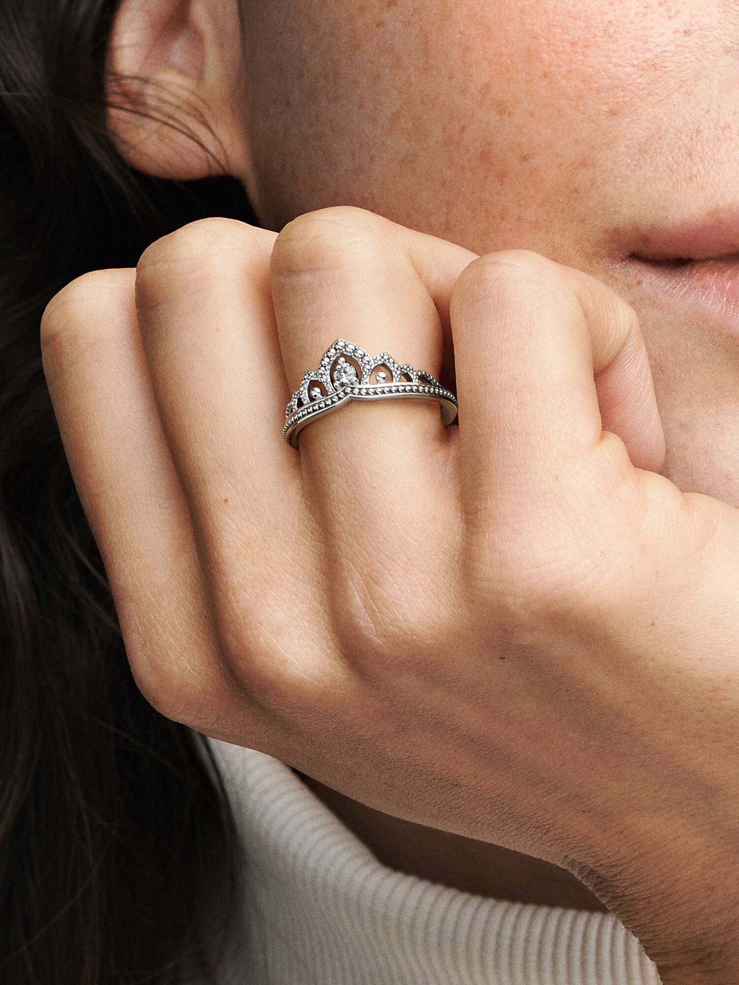 VENTE FINALE - Bague Tiare Perle royale