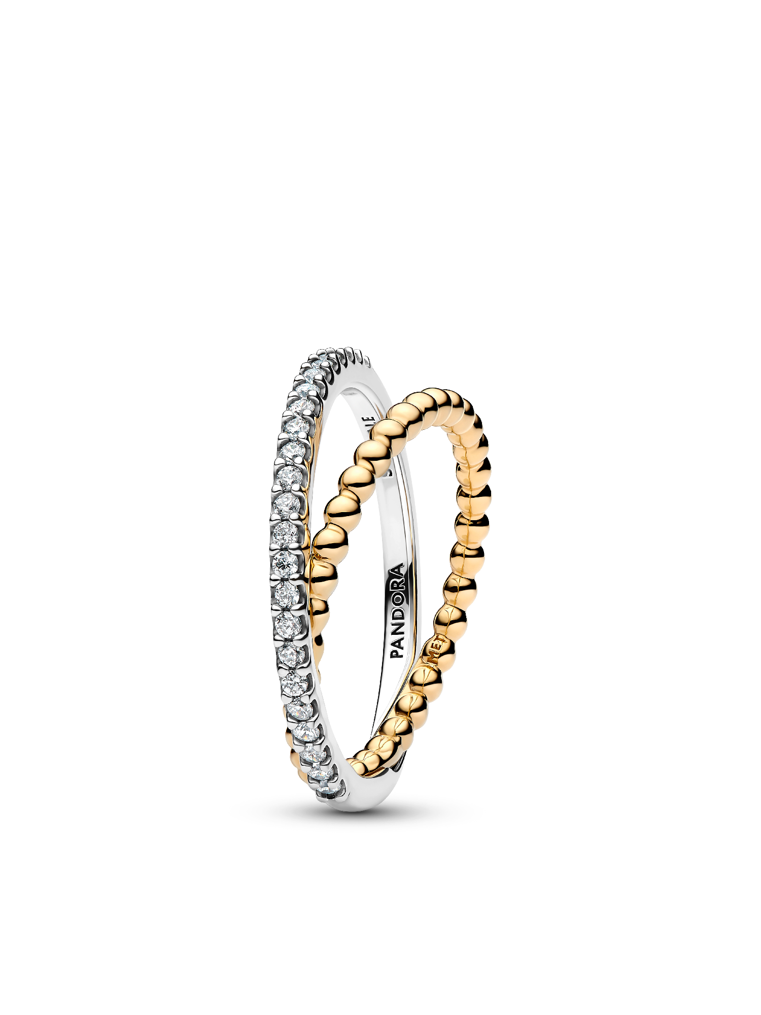 Ensemble de bijoux croisé et perlé