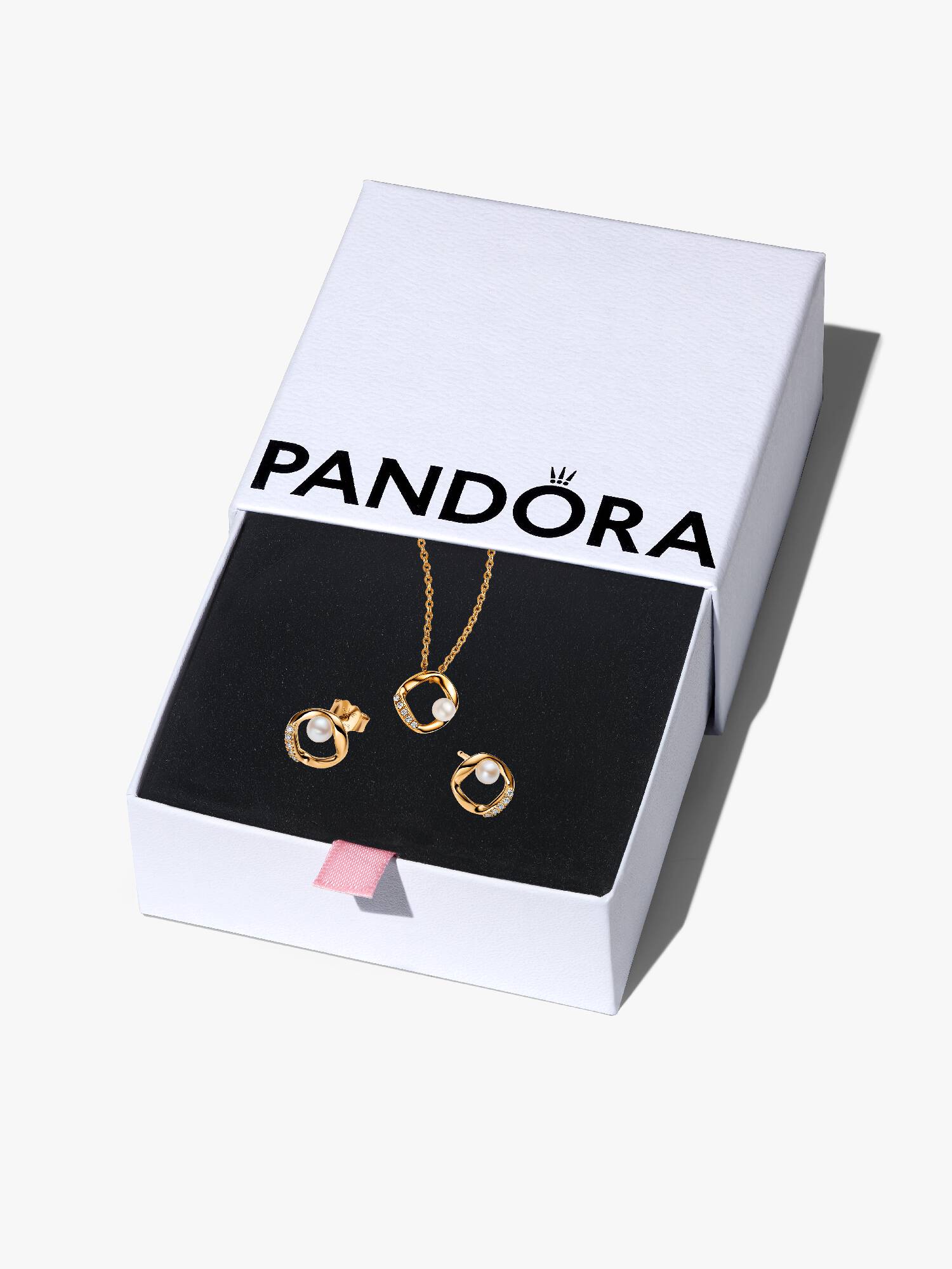 Organic Sparkle and Pearl Jewellery Gift Set