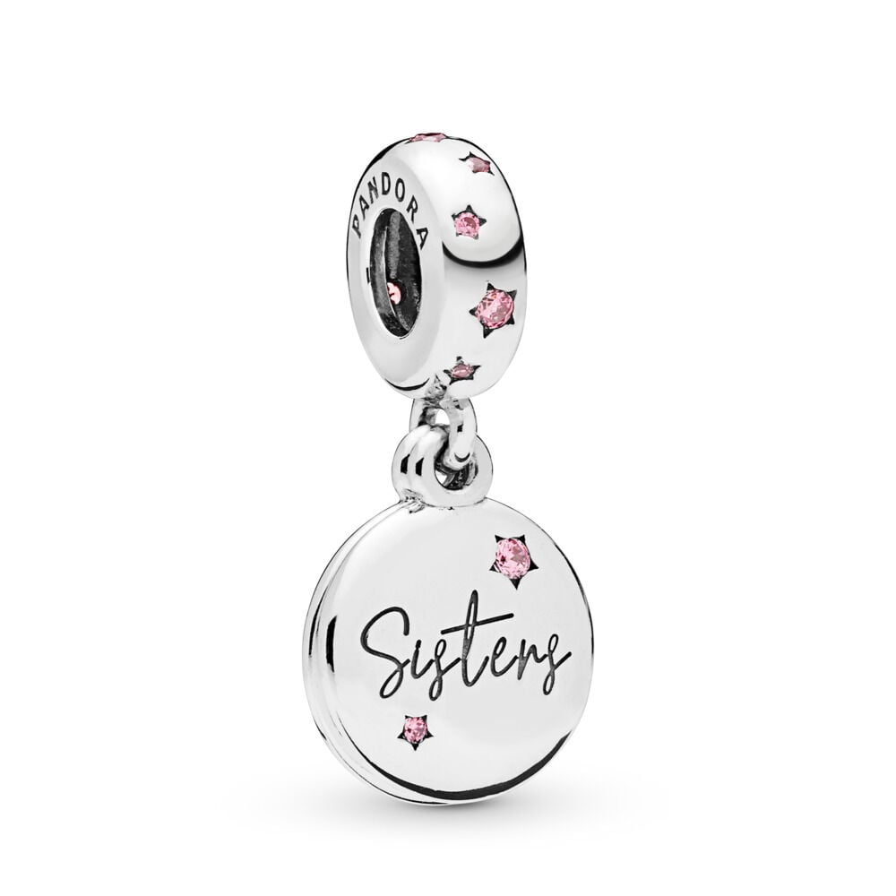 Forever Sisters Dangle Charm | Pandora US | Sterling silver