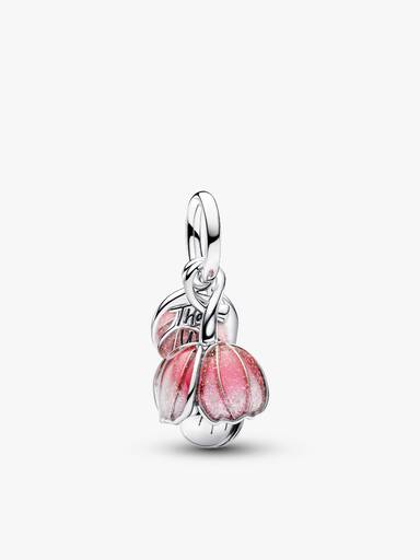 Blooming Flower Foxtail Chain Charm Necklace