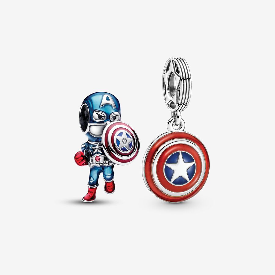 Duo de charms Captain America image number 0