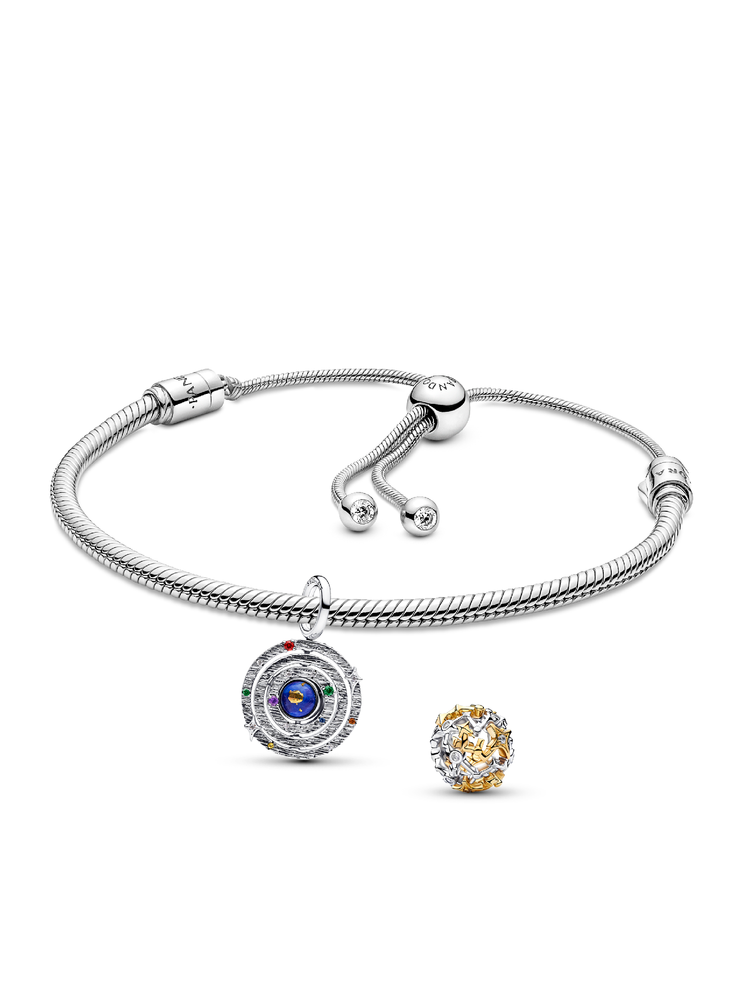 Constellation and Armillary Sphere Charm Bracelet