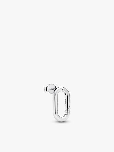 Boucles d'oreilles pendantes à triple maillons pavés