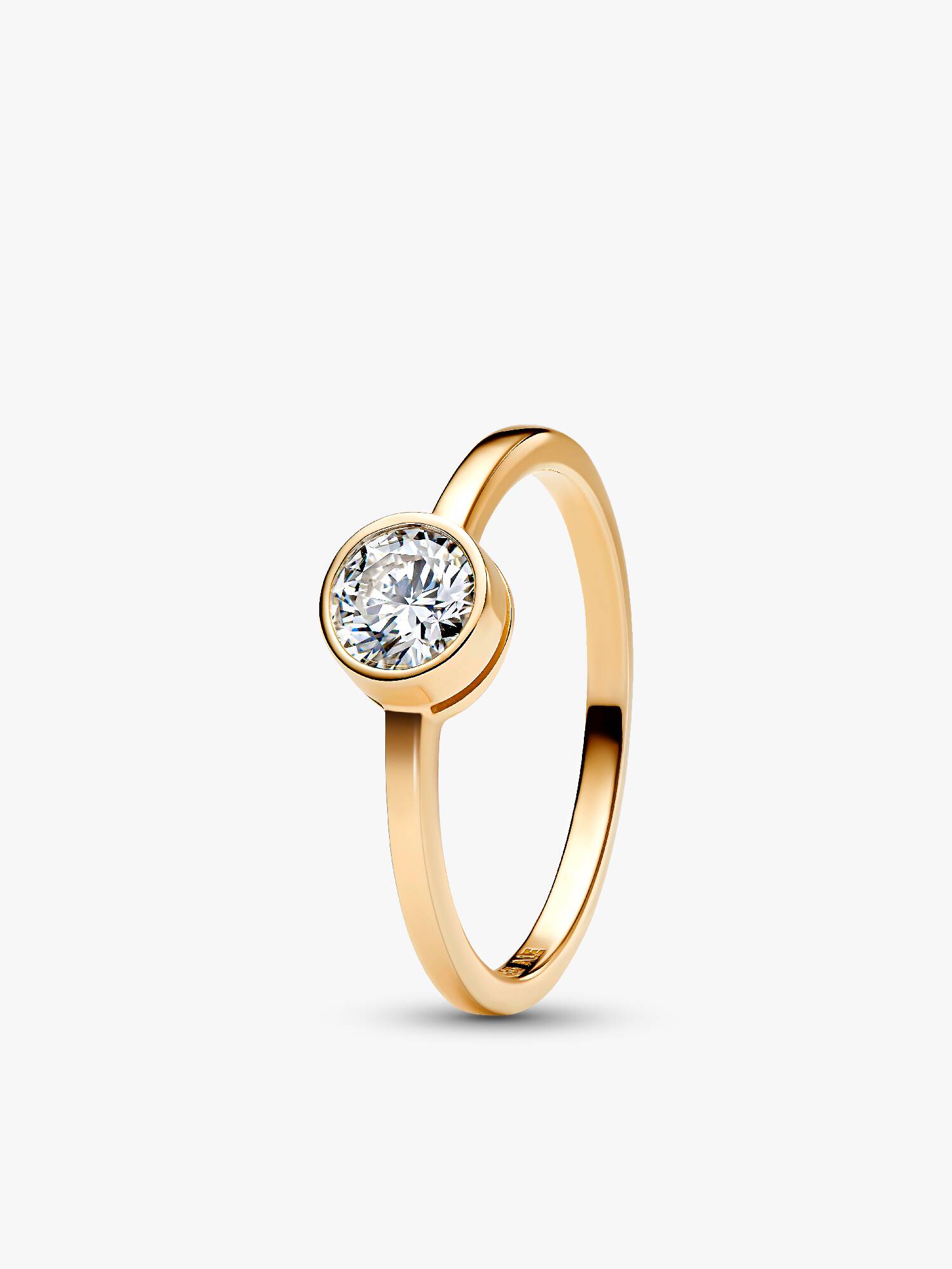 Bague à diamant cultivé en laboratoire à serti clos Pandora Era