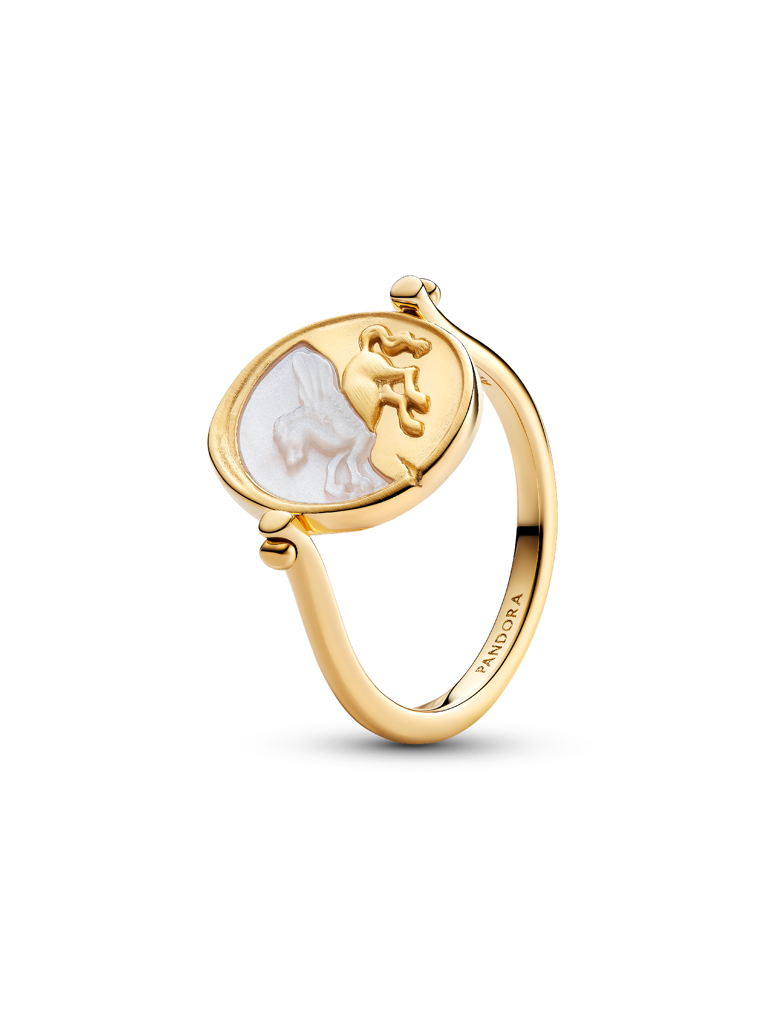 Bague Médaillon réversible pégase