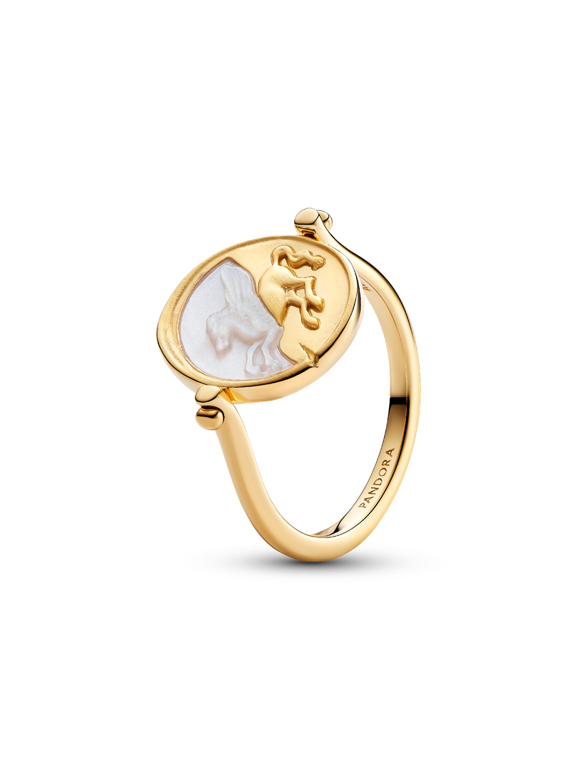 Bague Médaillon réversible pégase