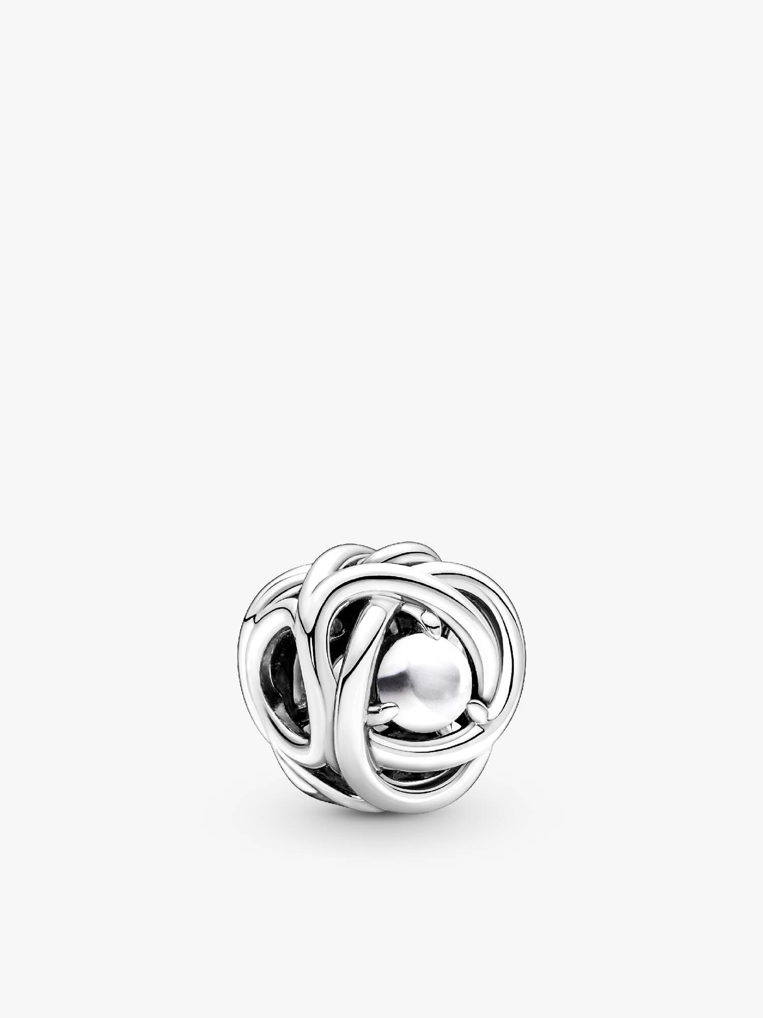 Charm Cercle éternel nacre blanche de juin