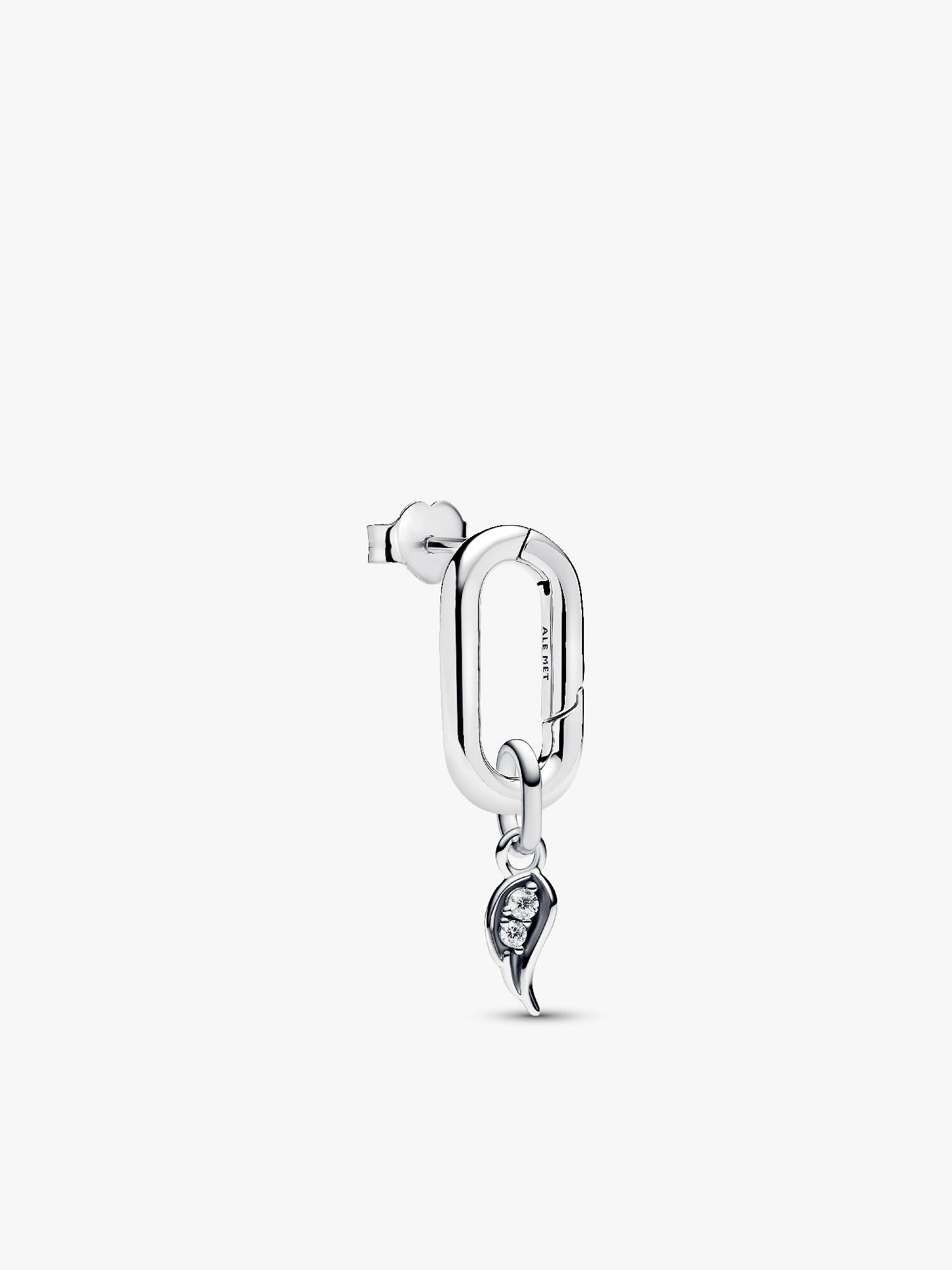 Mini Angel Wing Single Dangle Charm Earring