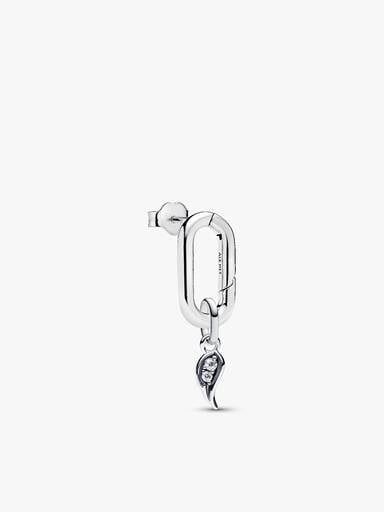 Mini Angel Wing Single Dangle Charm Earring