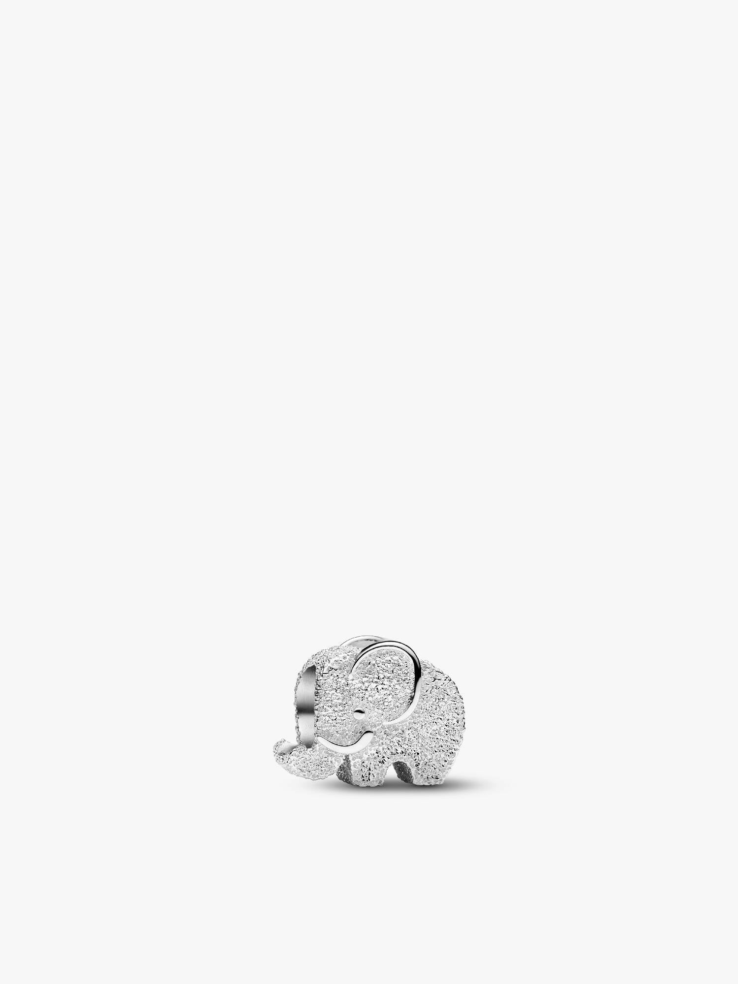 Mini charm Éléphant texturé