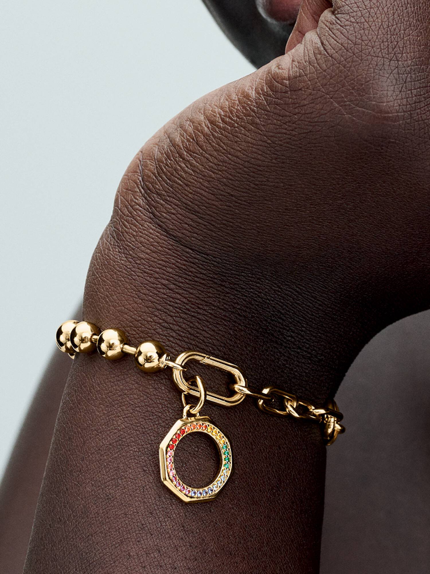 FINAL SALE - Rainbow Medallion Charm