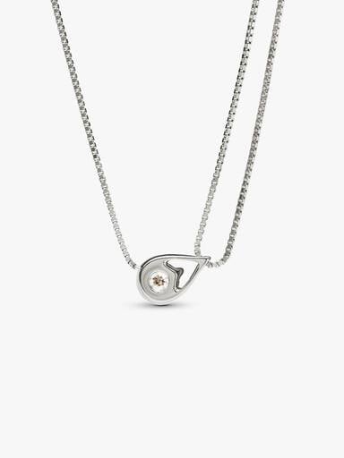 FINAL SALE - Pandora Infinite Lab-Grown Diamond Double Chain Collier Necklace