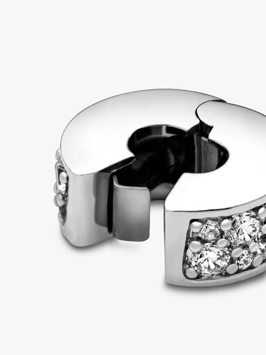 Clip pavé transparent