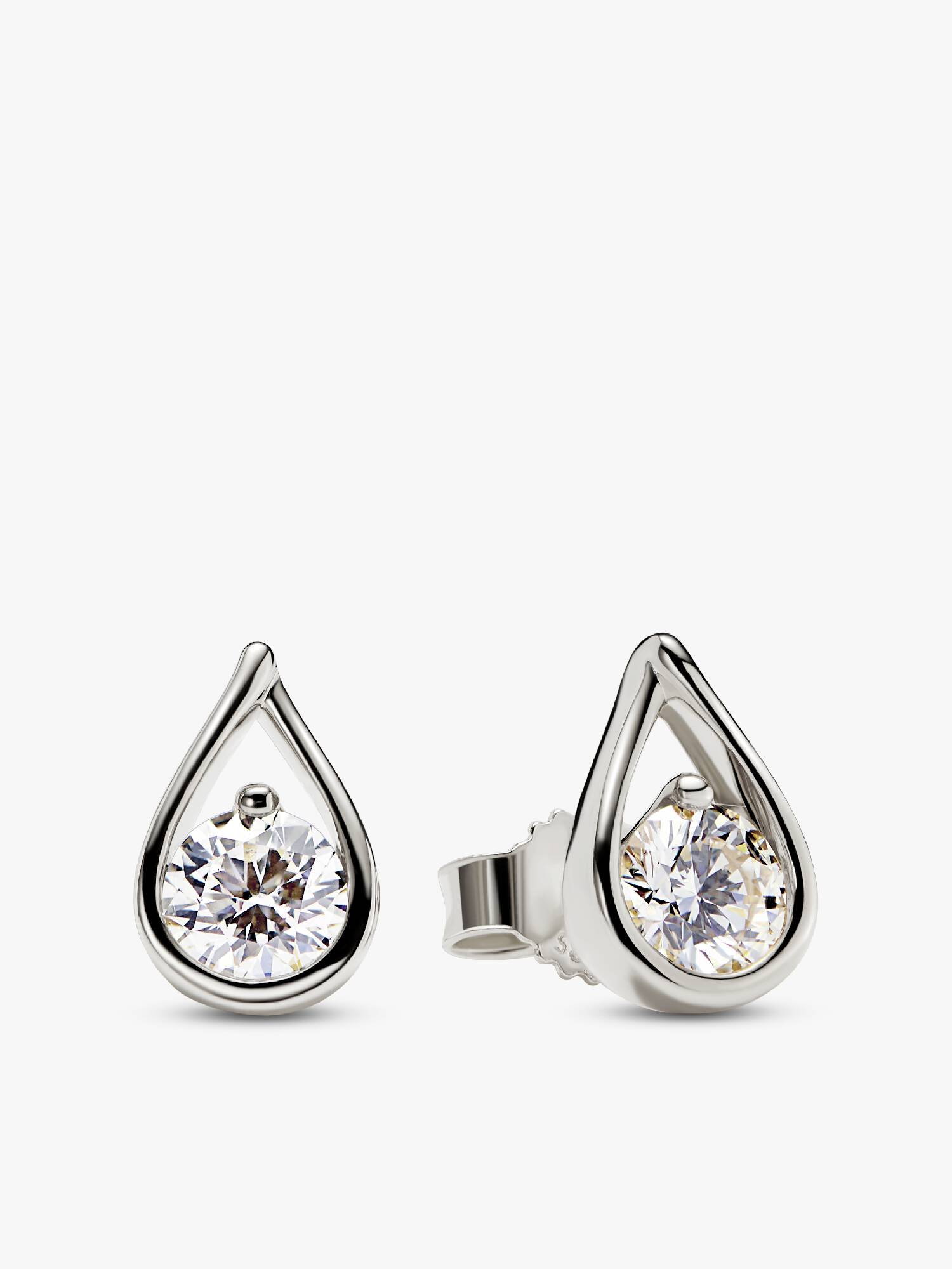 VENTE FINALE - Clous d'oreilles à diamant cultivé en laboratoire Pandora Infinite