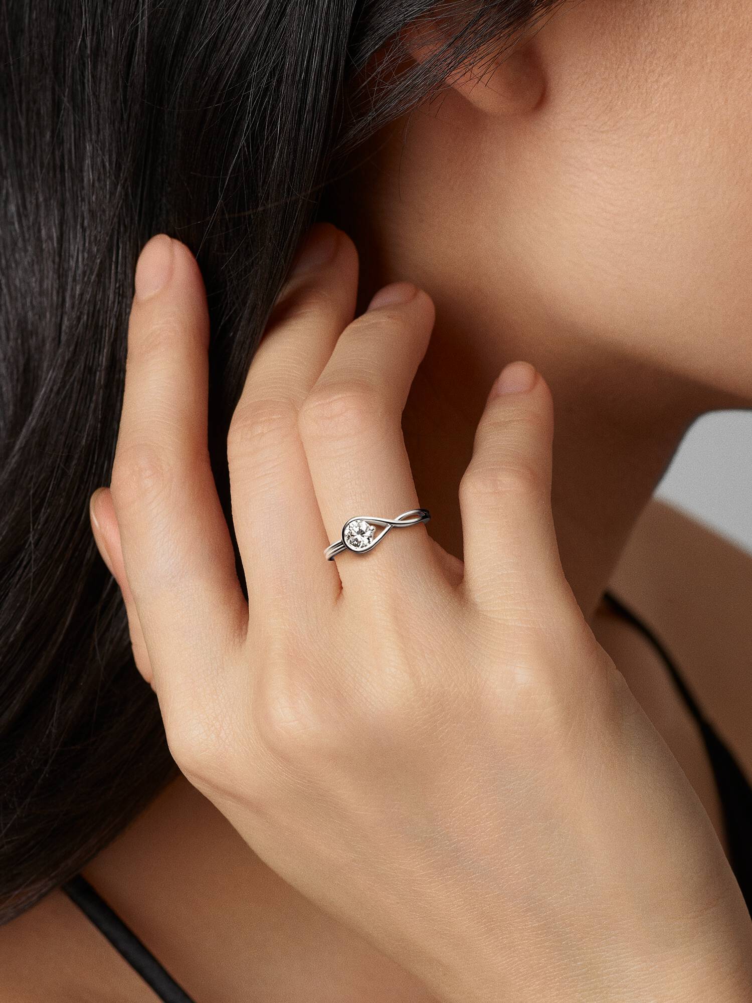 VENTE FINALE - Bague à diamant cultivé en laboratoire Pandora Infinite