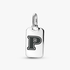 Pendentif rectangulaire lettre P Pendentif rectangulaire lettre P