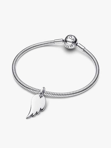 Pendentif rectangulaire Aile d’ange à graver