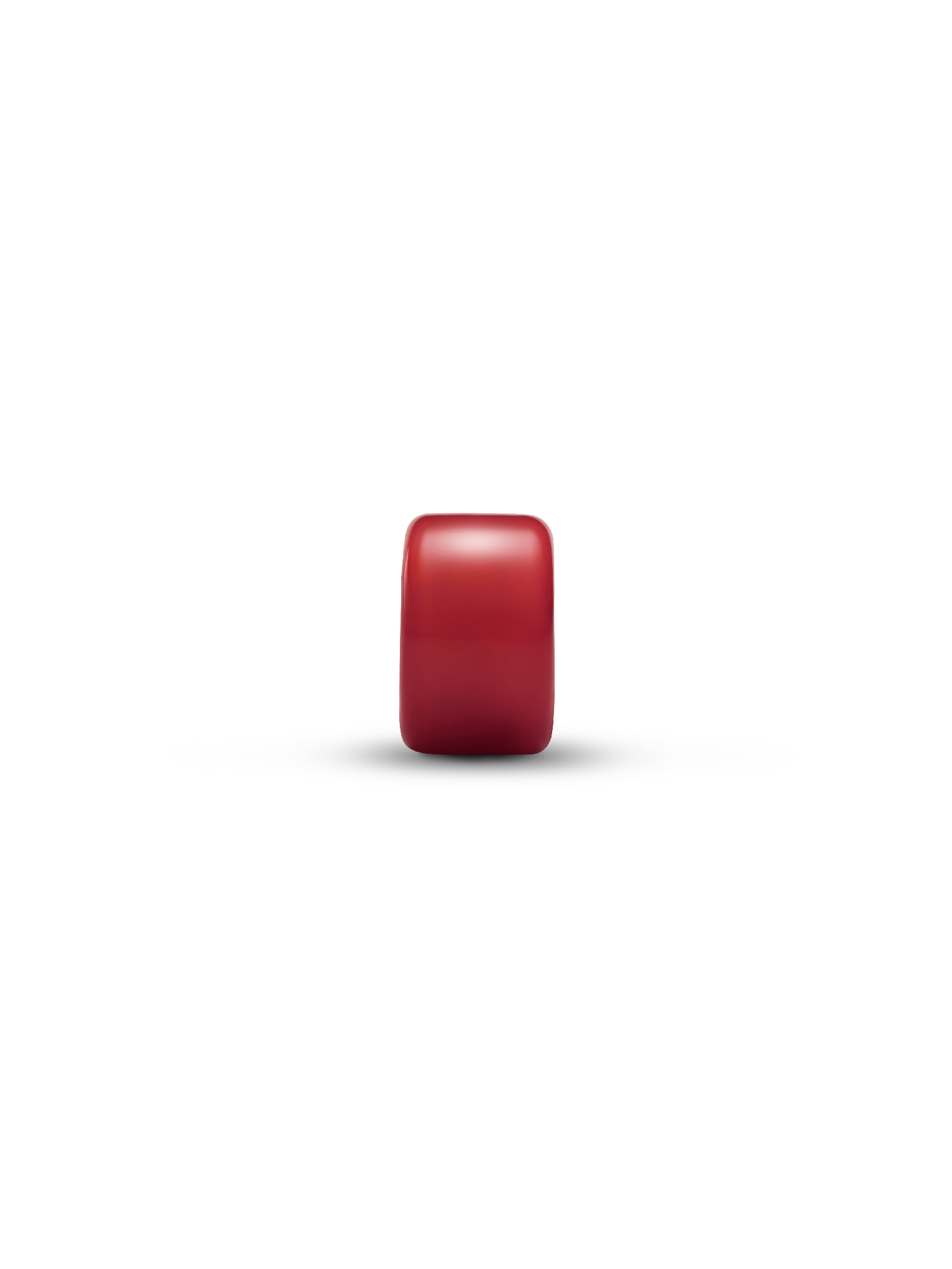 Red Murano Glass Mini Charm