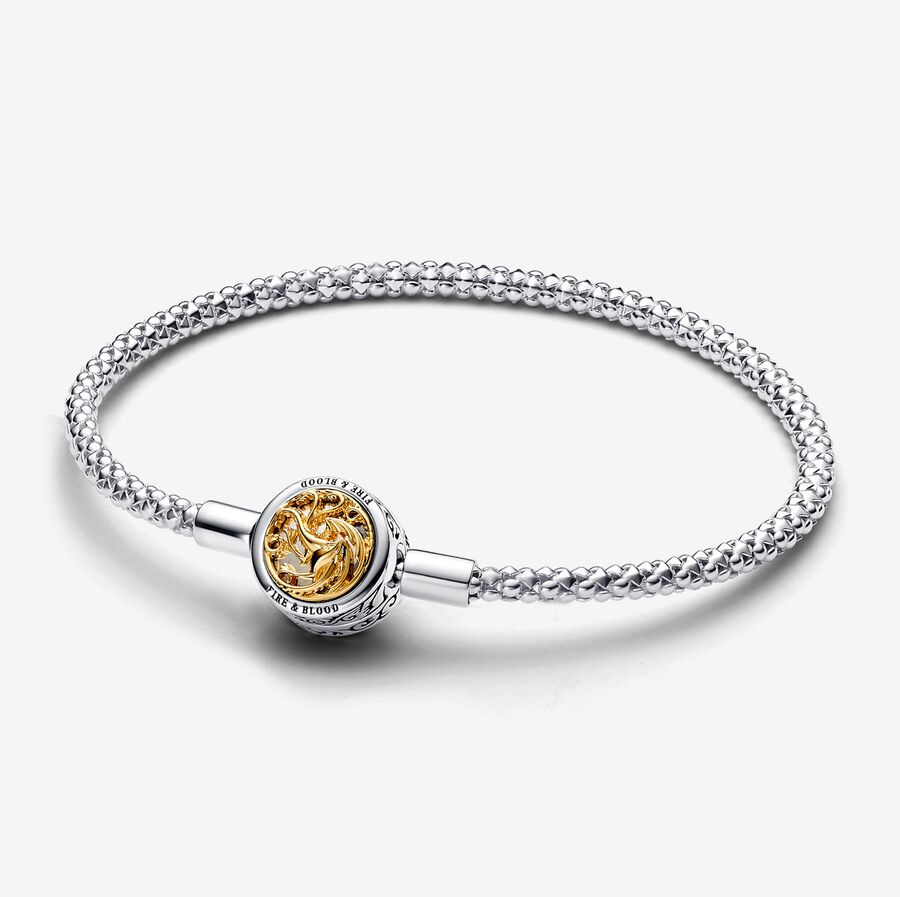 Bracelet à chaîne cloutée Pandora Moments avec fermoir de la Maison Sigil de Game of Thrones image number 0