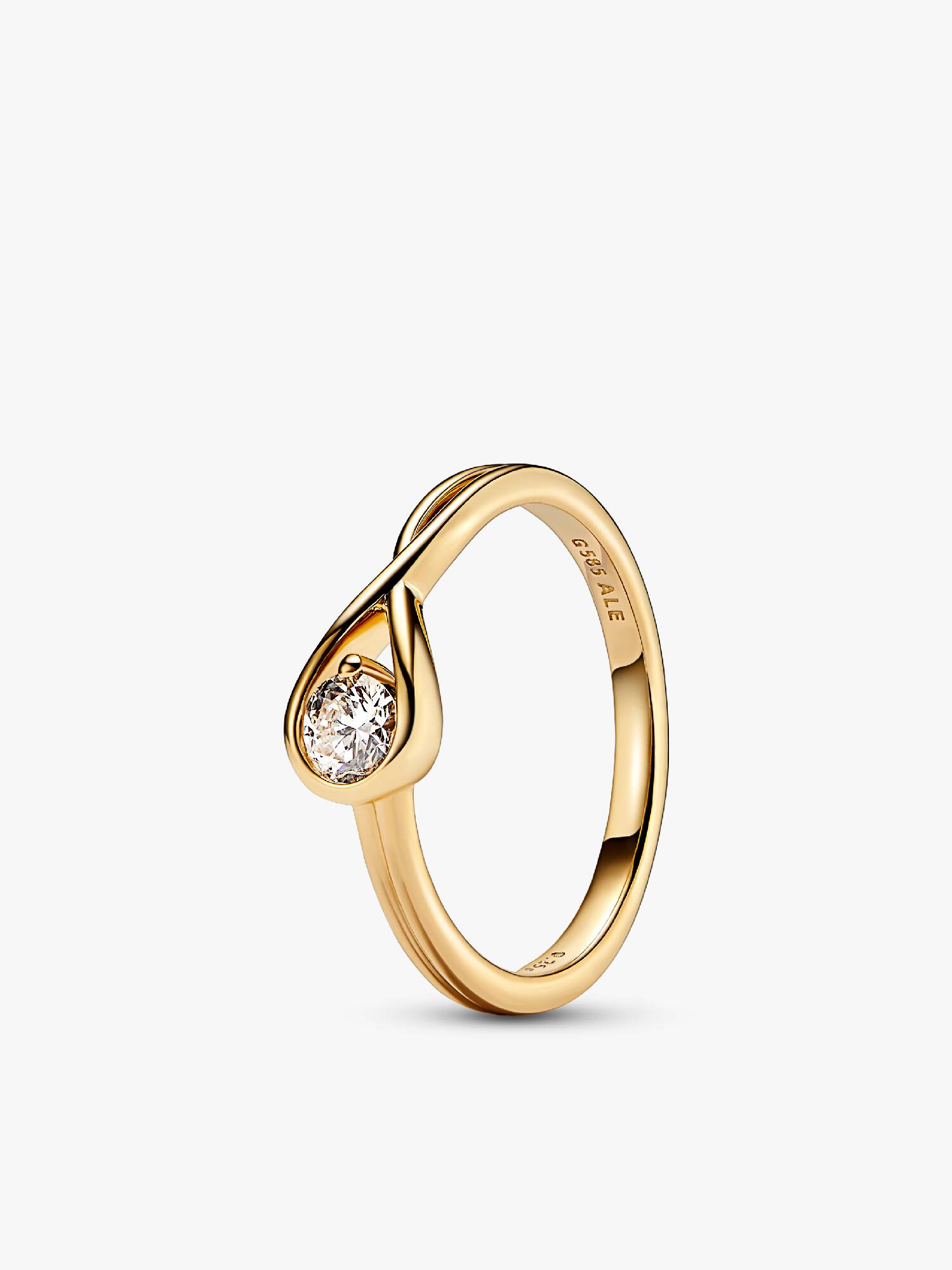 Bague à diamant cultivé en laboratoire Pandora Infinite