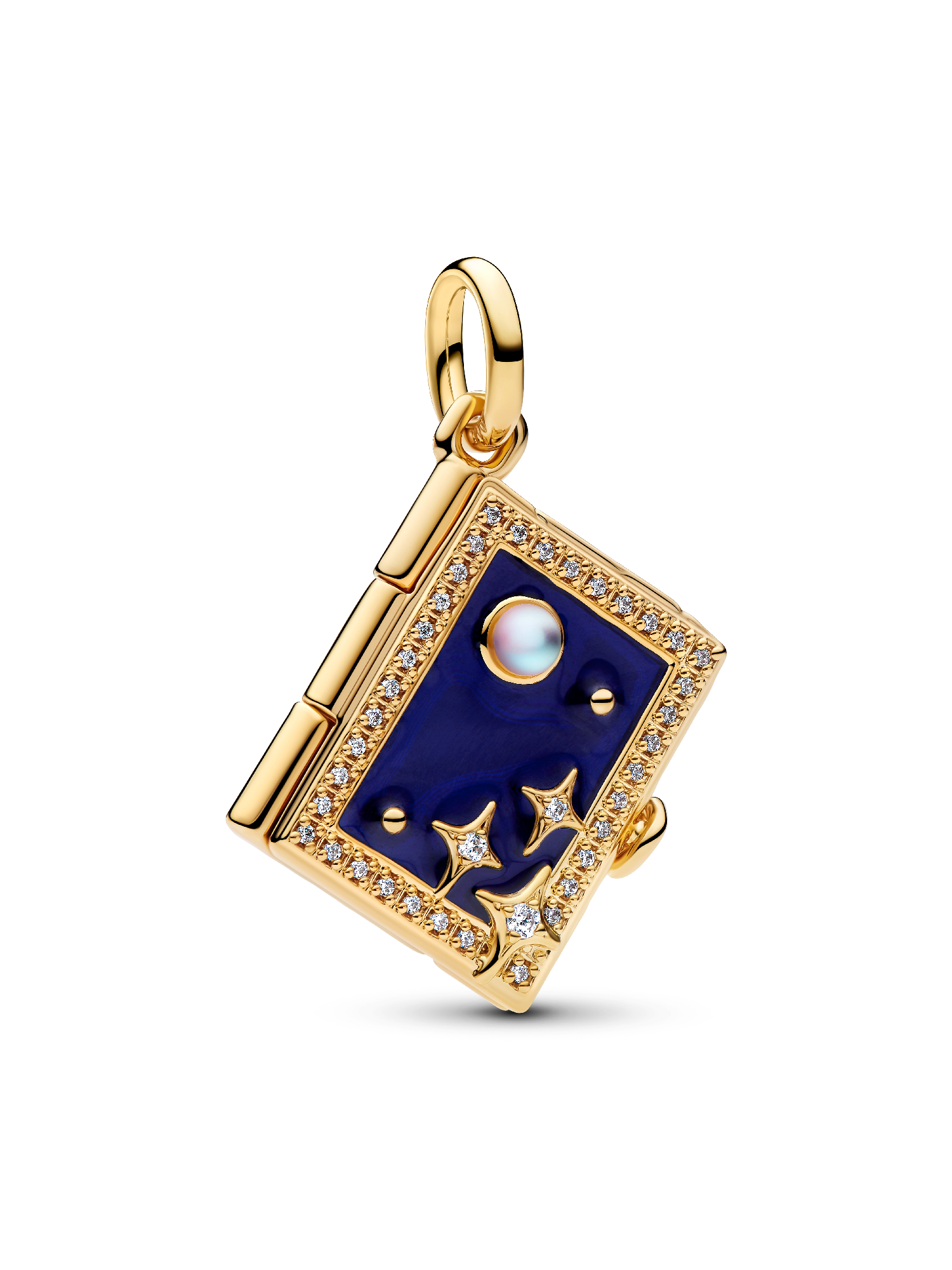 Engravable Magic Book Dangle Charm