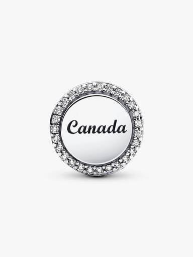 Charm-pendentif Feuille d’érable canadienne