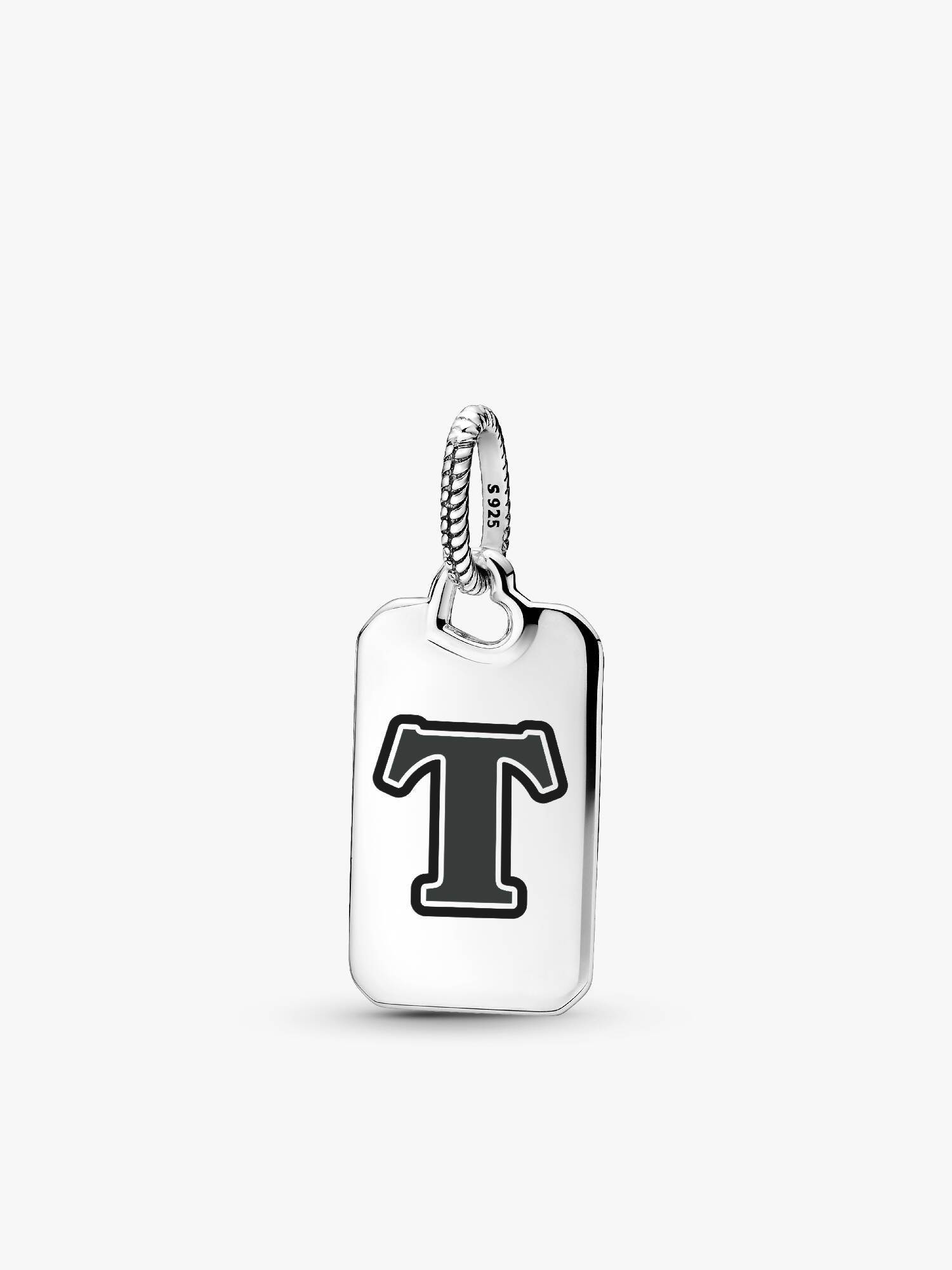 Letter T Rectangle Pendant