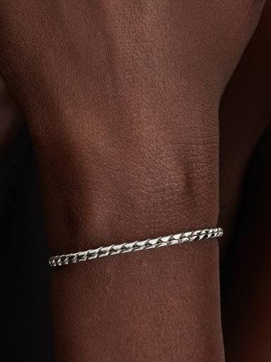 Bracelet à chaîne ailée avec fermoir rond