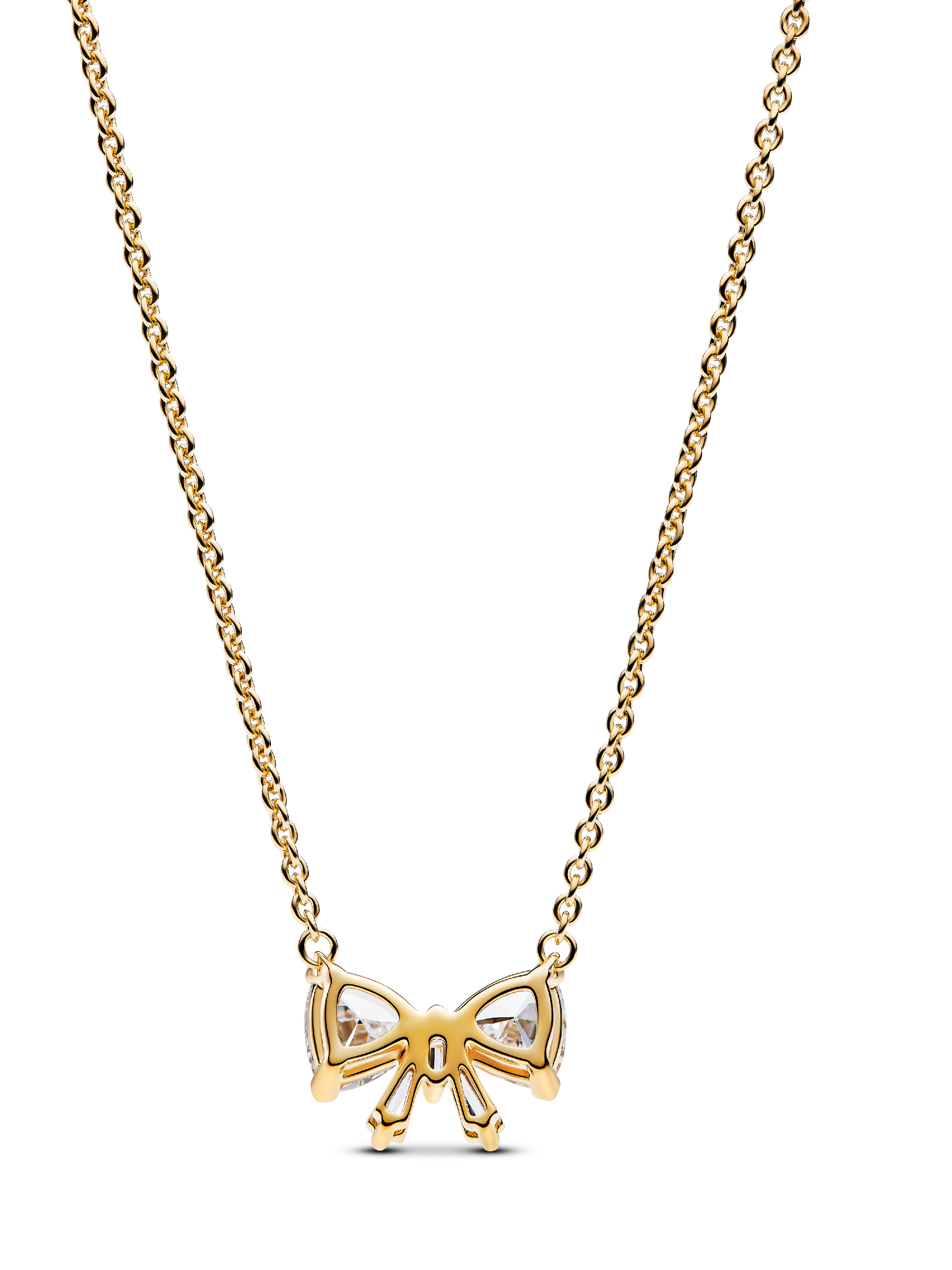 Sparkling Bow Necklace