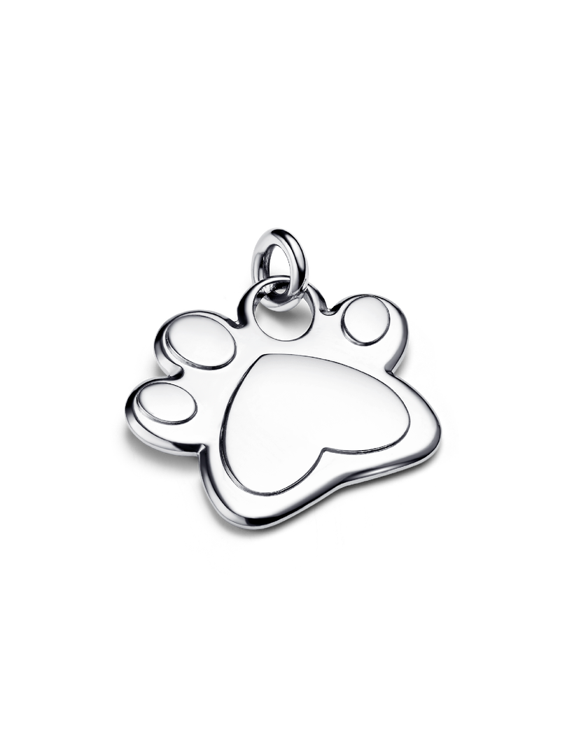 Engravable Paw Pet Collar Tag
