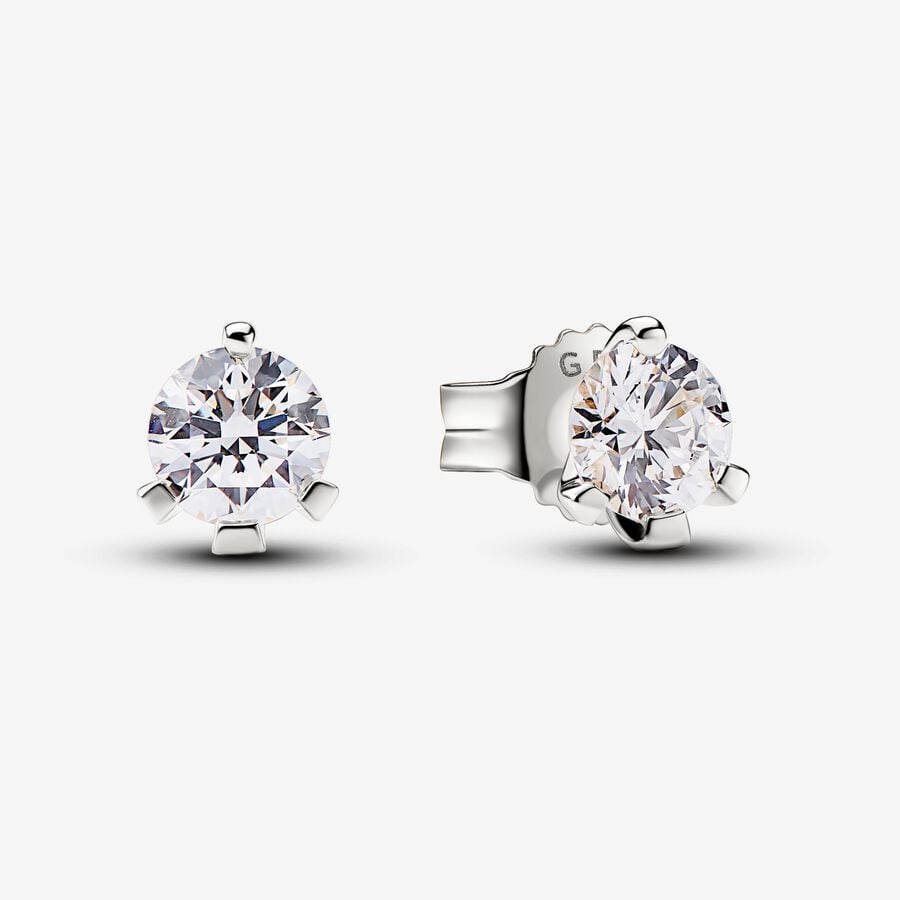 Pandora Nova Lab-grown Diamond Stud Earrings 0.50 carat tw 14k White Gold image number 0