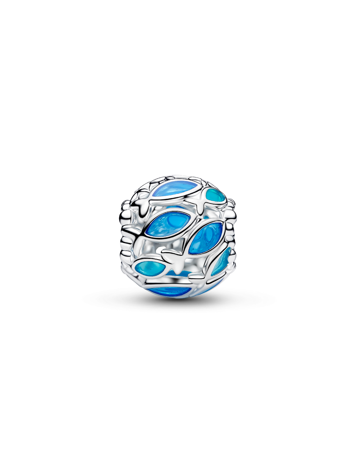 Openwork Swimming Fish Charm